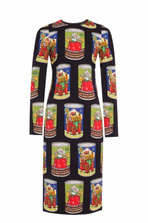 Sukienka z nadrukowanym wzorem z logo, zdjęcie 1 Sukienka z nadrukowanym wzorem z logo od Dolce & Gabbana